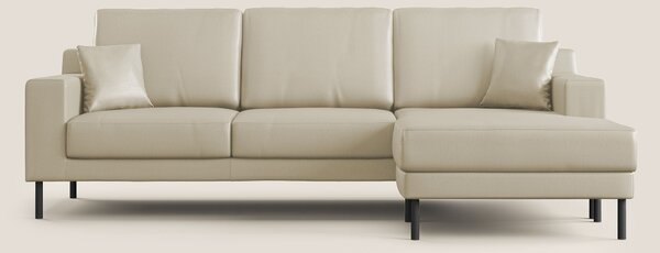 Uranio divano angolare moderno REVERSIBILE in Ecopelle impermeabile T0