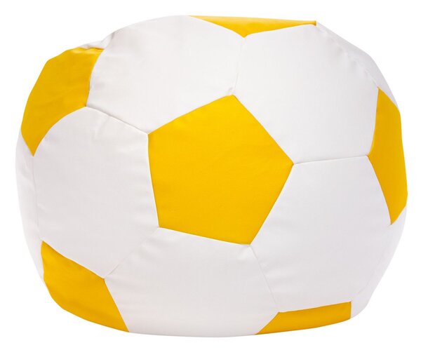 Pouf poltrona sacco palla da calcio in ecopelle taglia xl