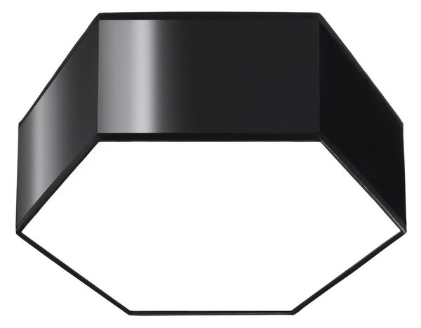 Sollux SL.1059 - Plafoniera SUNDE 2xE27/60W/230V 11,5 cm nera