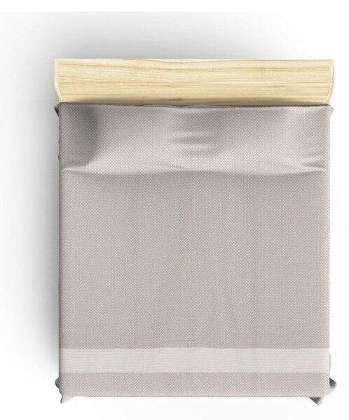 Copriletto in cotone beige per letto matrimoniale 230x200 cm Seritli - Mijolnir