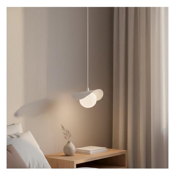 Lampada a sospensione a cavo RITUAL 1xG9/8W/230V bianca
