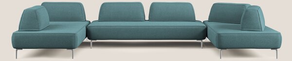 Newton divano panoramico modulare con schienali movibili T07