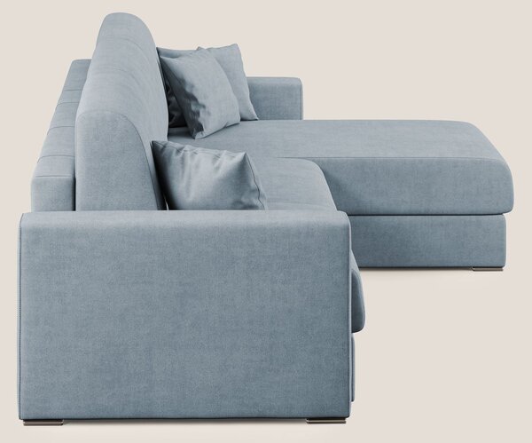 Best Divano letto angolare in tessuto impermeabile T02 carta da zucche