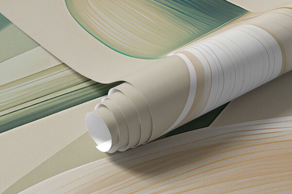 Carta da parati bucaneve in fiore su sfondo beige, Carta da parati Buffer, w05234 : Uwalls.it