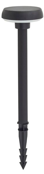 Lindby Lampada solare LED con picchetto Brinca, nera, PC, sensore Brinca, Nero, Plastica, Moderno, Lampade solari