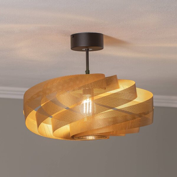 Plafoniera soffitto Vento Euluna, dimmerabile, Ottone / Oro, Soggiorno / Sala da pranzo, Metallo, Moderno, Plafoniera