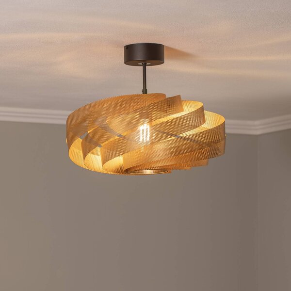 Plafoniera soffitto Vento Euluna, dimmerabile, Ottone / Oro, Soggiorno / Sala da pranzo, Metallo, Moderno, Plafoniera