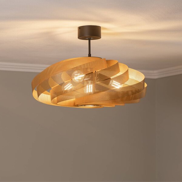 Plafoniera soffitto Vento Euluna, dimmerabile, Ottone / Oro, Soggiorno / Sala da pranzo, Metallo, Moderno, Plafoniera