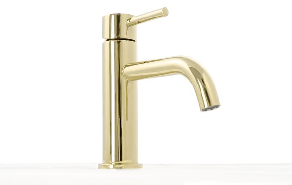 Rubinetto da lavabo Rea Lungo L. Gold Low