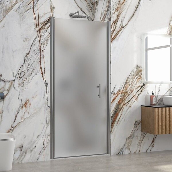 Porta doccia battente 90 cm vetro opaco altezza 200h | KS2800AI - KAMALU