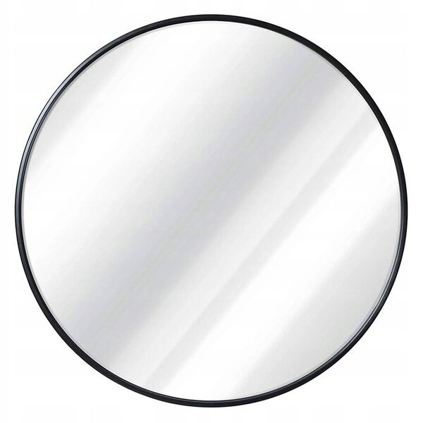 Specchio Loft Rotondo con Cornice in Alluminio