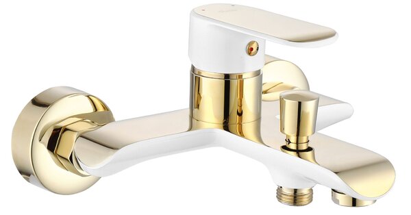 Rubinetto da vasca REA Bloom White gold