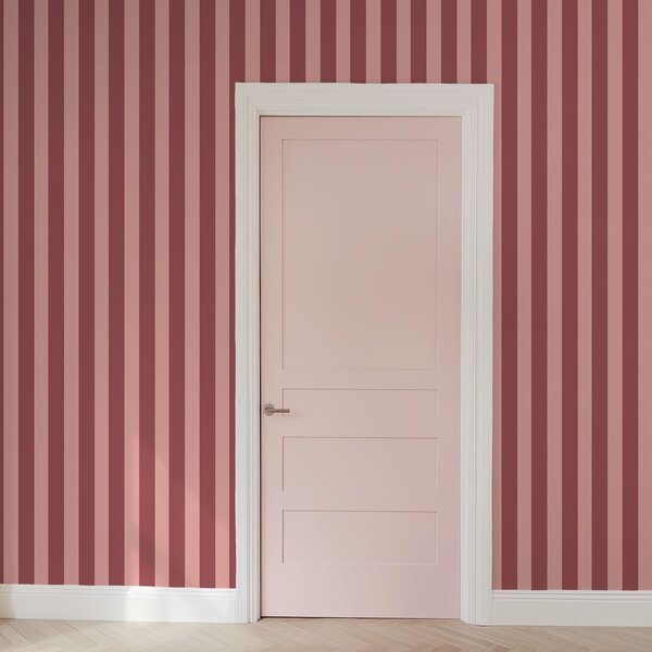 Carta da parati Righe verticali rosa e chiare, Parati geometrica classici, Parati geometrica a righe classici, a01179v3 : Uwalls.it