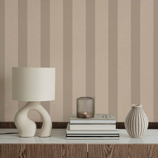 Carta da parati Righe verticali beige chiaro, Parati geometrica classici, Parati geometrica a righe classici, a01180v5 : Uwalls.it