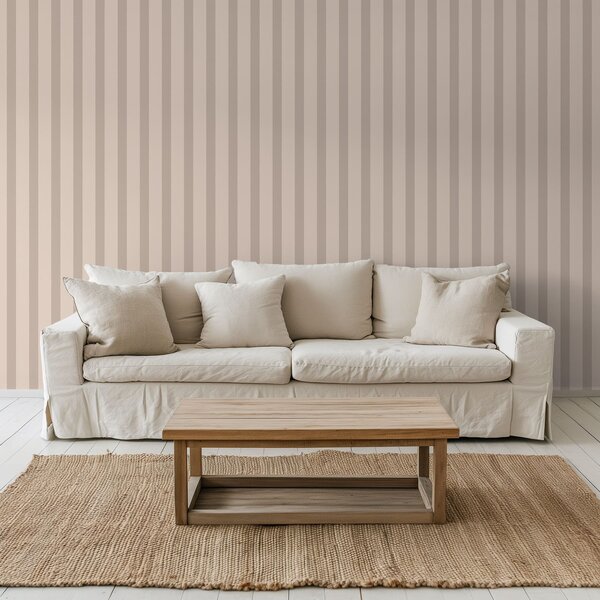 Carta da parati Righe verticali beige chiaro, Parati geometrica classici, Parati geometrica a righe classici, a01180v5 : Uwalls.it