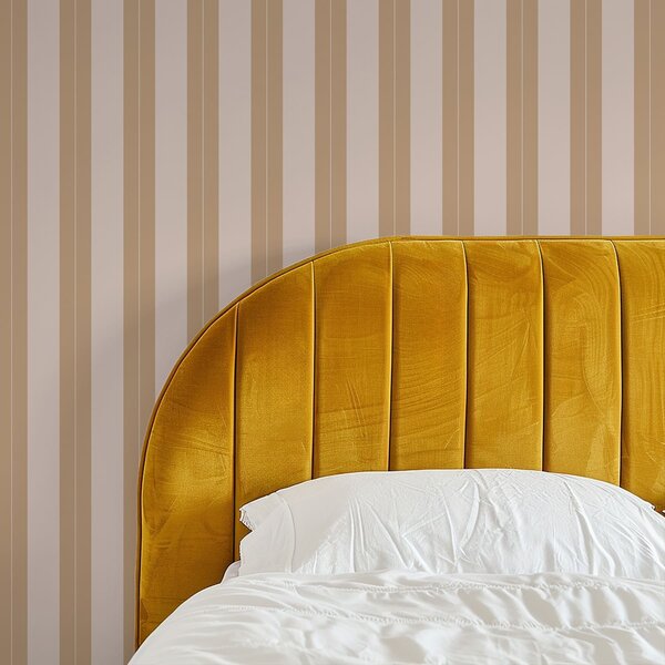 Carta da parati Righe verticali beige e marrone chiaro, Parati geometrica classici, Parati geometrica a righe classici, a01181v1 : Uwalls.it