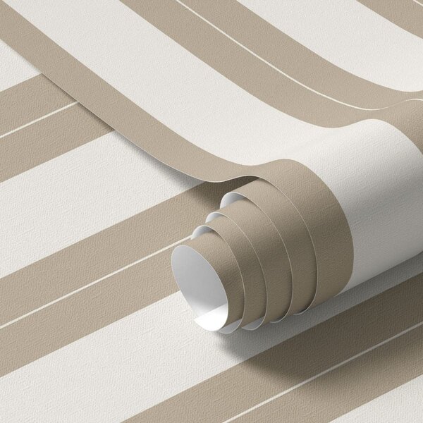 Carta da parati Righe verticali beige in stile minimalista, Parati geometrica classici, Parati geometrica a righe classici, a01181v4 : Uwalls.it