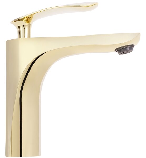 Rubinetto da lavabo Rea Orbit Gold Low