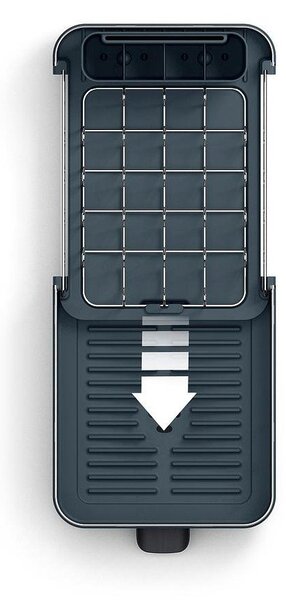 Scolapiatti regolabile nero in plastica 31x19 cm Extend Slim Steel – Joseph Joseph