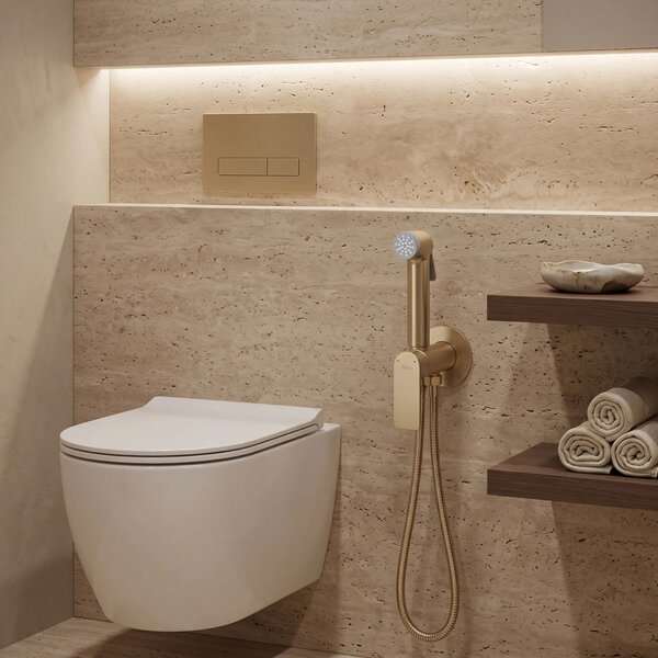 Miscelatore bidet REA Storm Brushed Gold