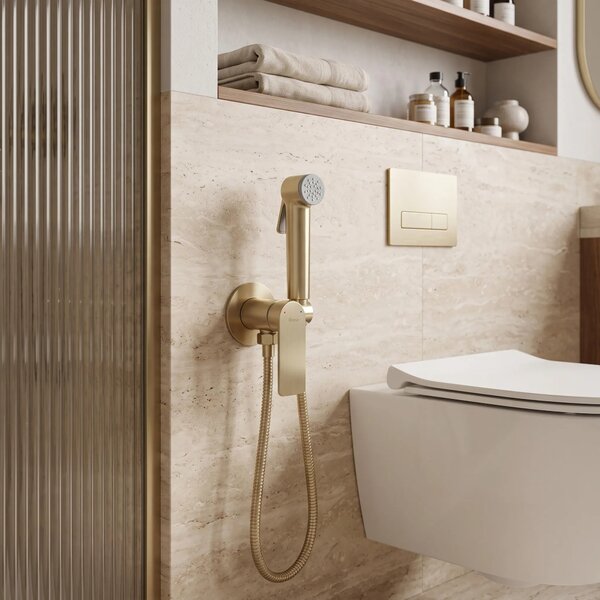 Miscelatore bidet REA Storm Brushed Gold