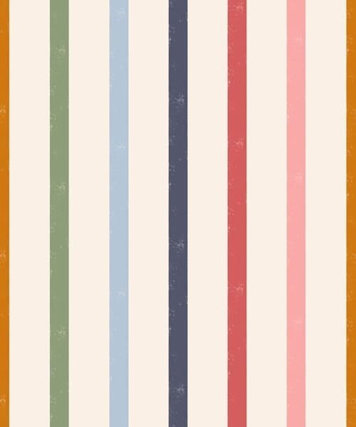 Carta da parati Strisce vivaci multicolori su sfondo chiaro, Parati geometrica classici, Parati geometrica a righe classici, a01184 : Uwalls.it
