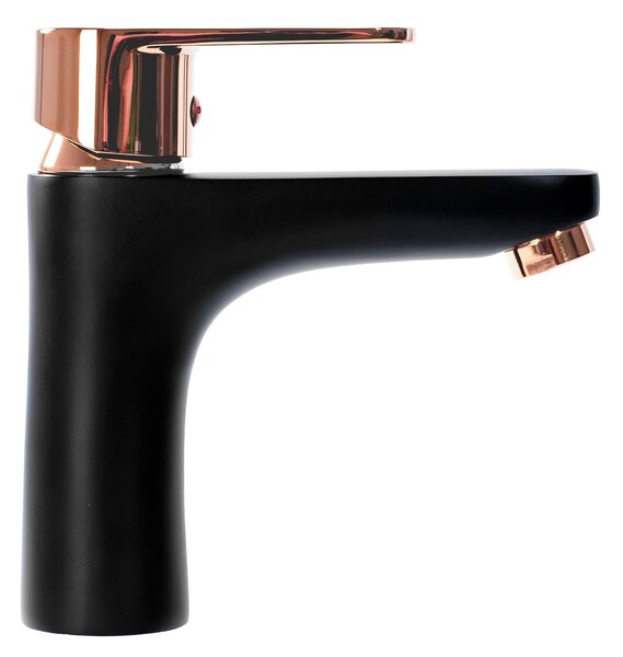 Rubinetto da bagno REA MILD Black Rose-Gold Low