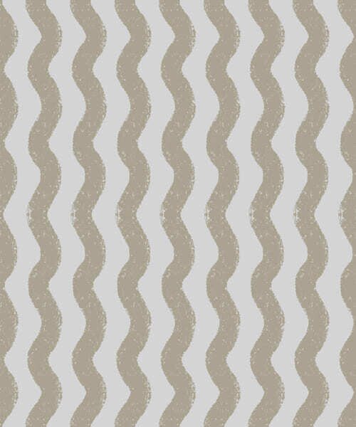 Carta da parati Motivo ondulato beige su sfondo grigio, Parati geometrica classici, Parati geometrica a righe classici, a01188v2 : Uwalls.it