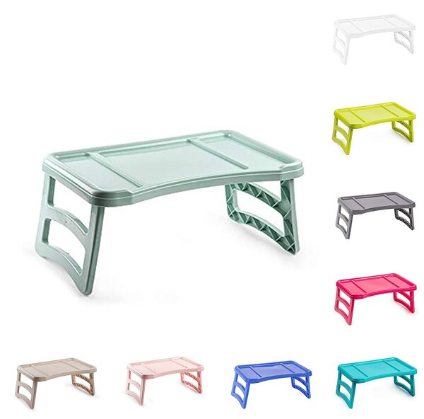 Tavolino pieghevole per letto, utilizzabile per mangiare o per appoggiare oggetti, dimensioni 51 x 33 cm