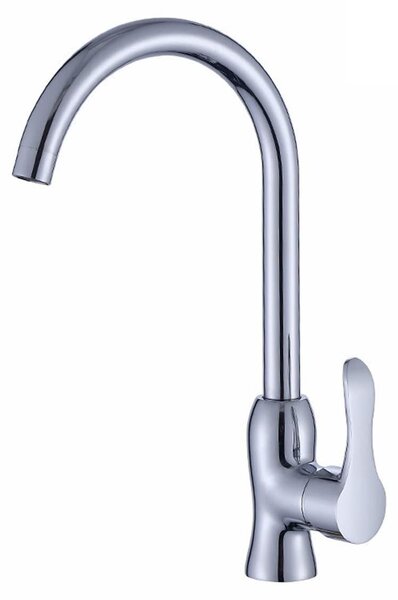 Solidchoice - Rubinetto da cucina moderno con bocchetta girevole a 360°