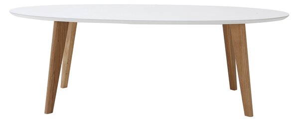 Tavolino design bianco L120 cm EKKA