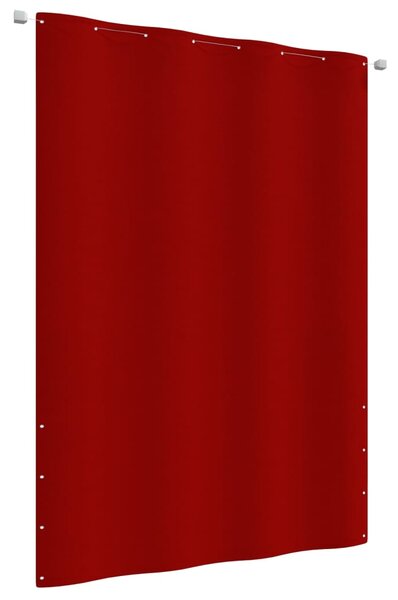 Paravento per Balcone Rosso 160x240 cm in Tessuto Oxford
