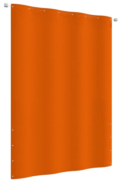 Paravento per Balcone Arancione 160x240 cm in Tessuto Oxford