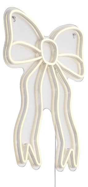 Lampada da parete al neon bianco caldo con LED - Bow