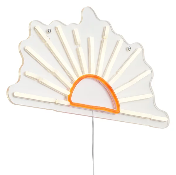 Lampada da parete al neon bianco caldo con arancione incl. LED - Sunset