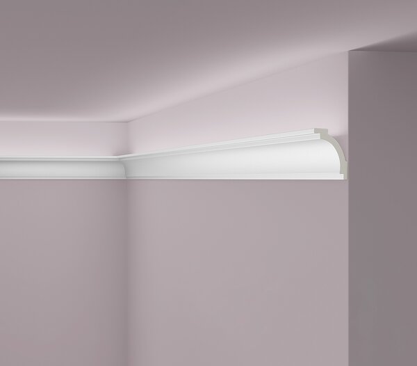 Modanatura del soffitto NMC Z16 ARSTYL Noel Marquet Modanatura decorativa Illuminazione indiretta bianco classico 2 m