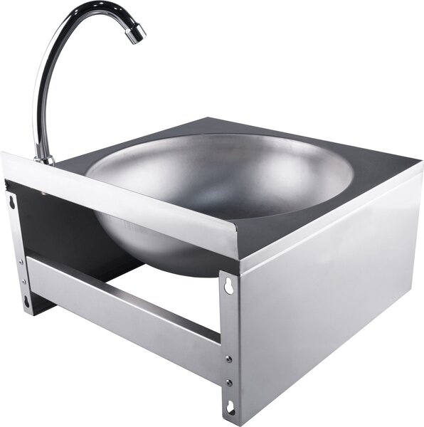 Lavabo Saro con comando a ginocchio, modello Justin