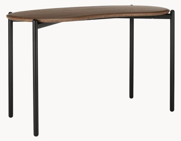 Scrivania con piano in legno Lunat