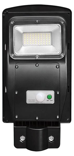 Lampione stradale a energia solare V-TAC – Impermeabile IP65 – Nero – 800 lumen – 6000 K