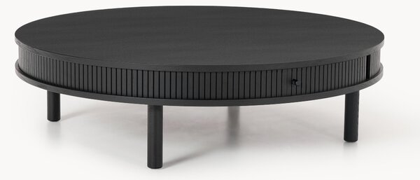 Tavolino da salotto con frontale millerighe Calary, Ø 110 cm