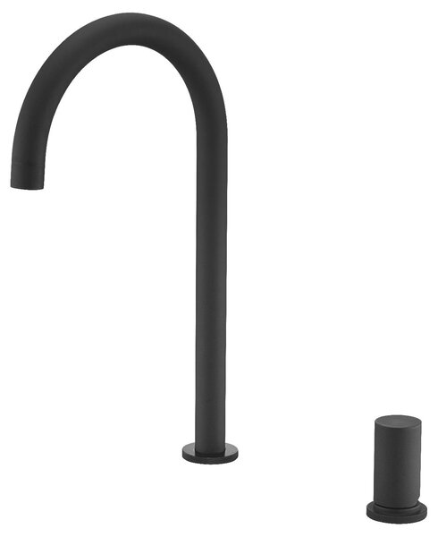IMEX Rubinetto Cucina Miscelatore Monocomando colore Nero Opaco - GCM001/NG Manacor