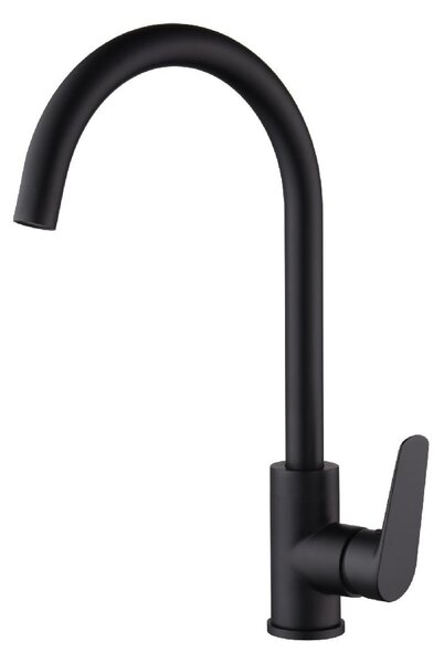 IMEX Rubinetto Cucina Miscelatore Monocomando colore Nero Opaco - GCZ044/NG Belgica