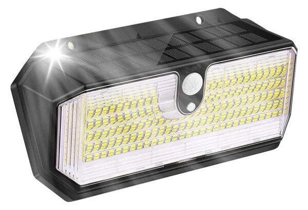 Viking-LED Lampada da parete solare con sensore LED/2W/3,7V IP65 6000K 2200 mAh