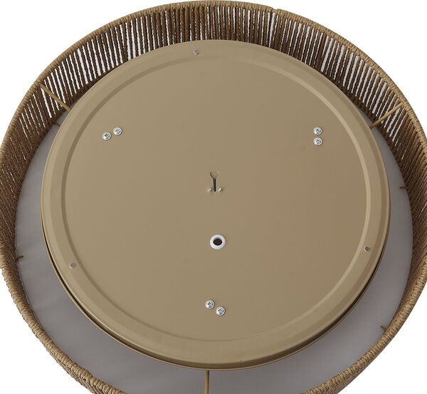 Plafoniera Japandi naturale con paralume 46cm 3 luci - Luz