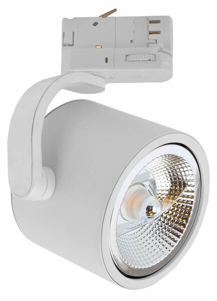 Faro AR111 per binario Trifase Bianco