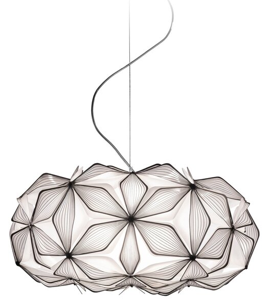 Lampada a sospensione Slamp, C'EST LA VIE, dimmerabile, Nero, Soggiorno, Plastica, Design