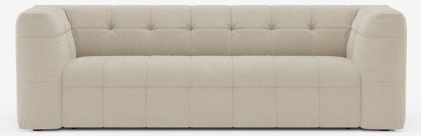 Mosaic Divano 3 e 4 posti modulare in bouclé: capitonné e design in te