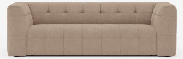 Mosaic Divano 3 e 4 posti modulare in bouclé: capitonné e design in te
