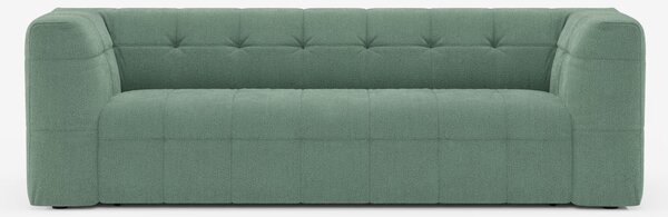 Mosaic Divano 3 e 4 posti modulare in bouclé: capitonné e design in te