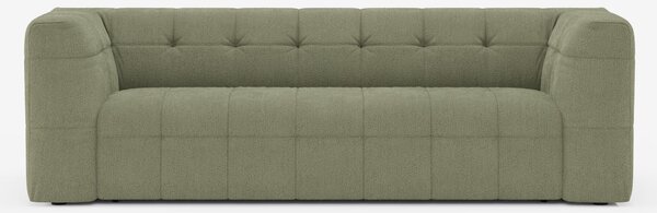 Mosaic Divano 3 e 4 posti modulare in bouclé: capitonné e design in te